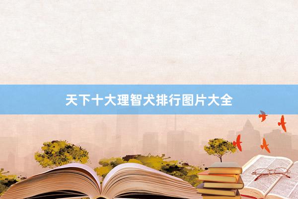 天下十大理智犬排行图片大全